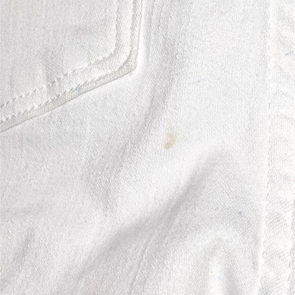 Madewell 10" High-Rise Skinny Jeans Pure White Women's Size 31 Style #AJ233 - Picture 9 of 13